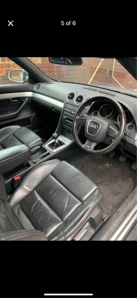 Audi, A4, Convertible, 2006, Manual, 1968 (cc), 2 doors