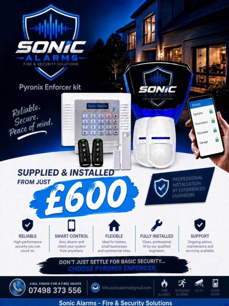 Fire, Security, CCTV & Door Entry Installations, Service & Repairs
