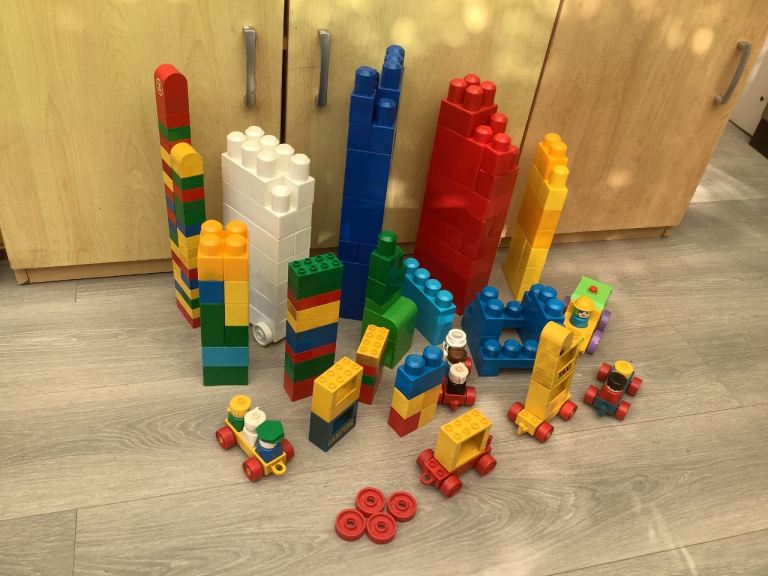 Large Duplo Lego building blocks