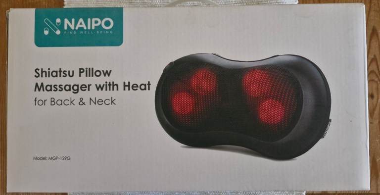Naipo - Pillow Massager with Heat for Back and Neck