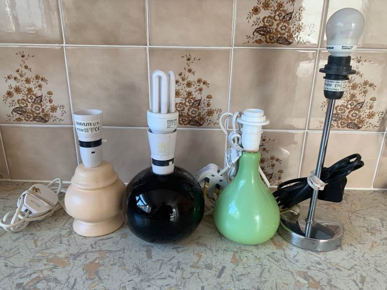 4 Table lamps