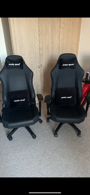 Pair of Anda Seat Gaming Chairs – Black, Good Condition
