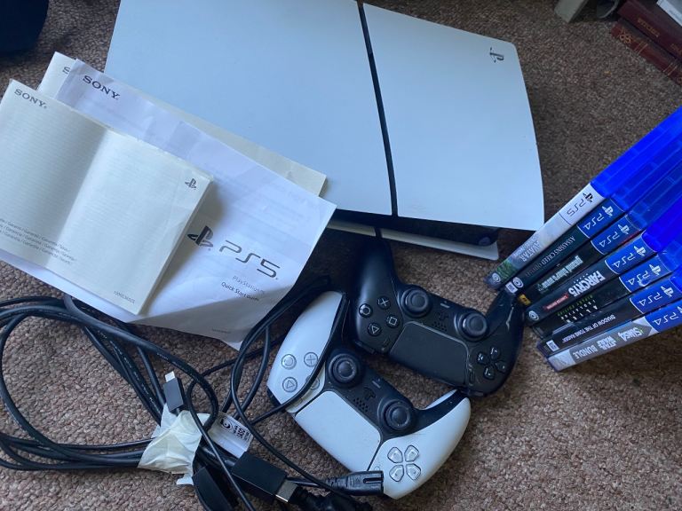Sony PlayStation 5 (825GB) with 7 games