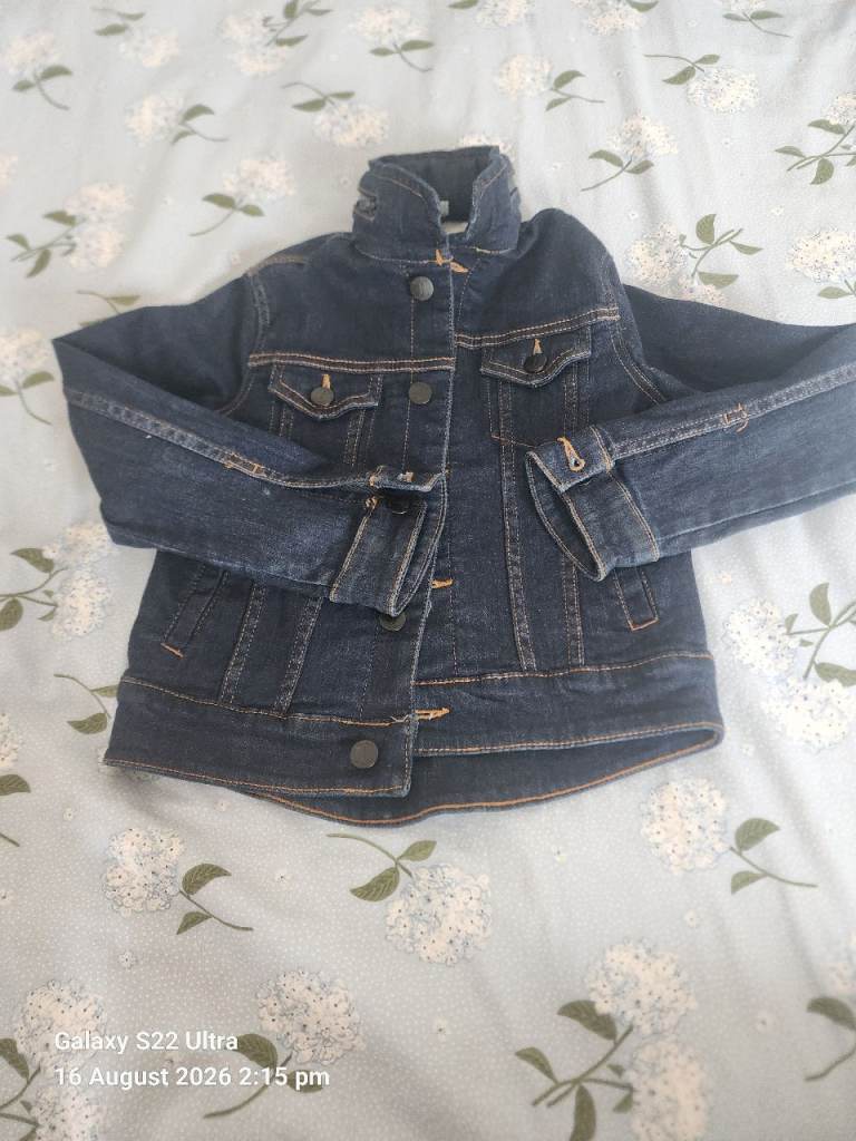 Dark Blue Denim Jacket – Good Condition