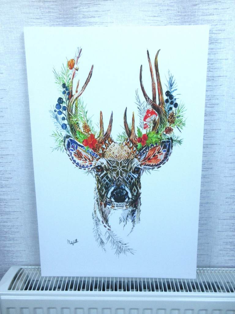 Stag Canvas Painting BRAND NEW