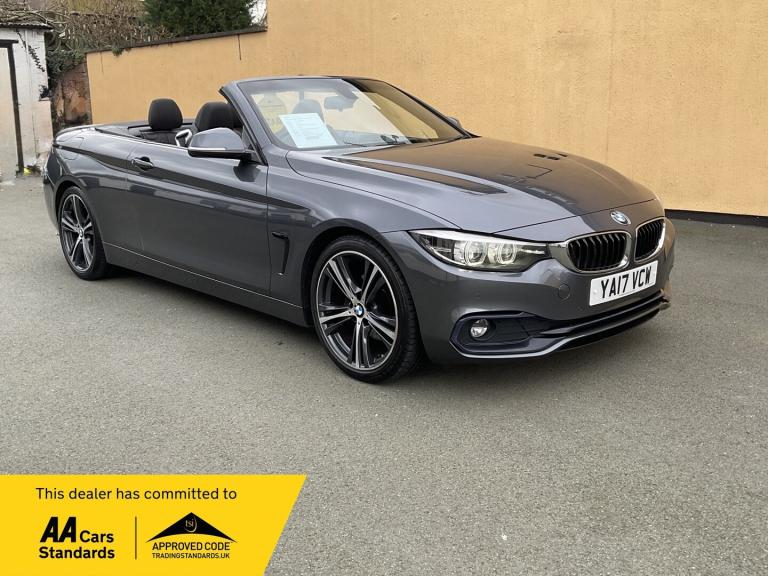 2017 BMW 4 Series 420d [190] Sport 2dr Auto [Business Media] CONVERTIBLE Diesel Automatic
