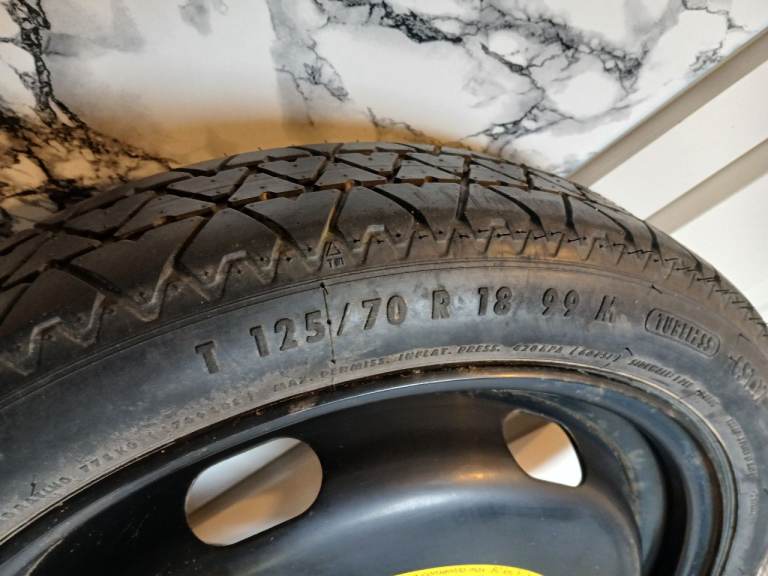 Space saver spare wheel 18”