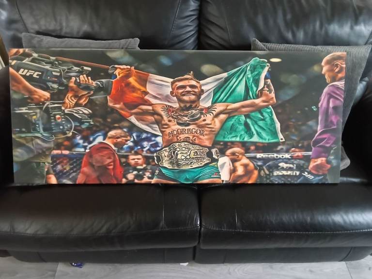 Connor McGregor canvas wall art/ UFC trading cards