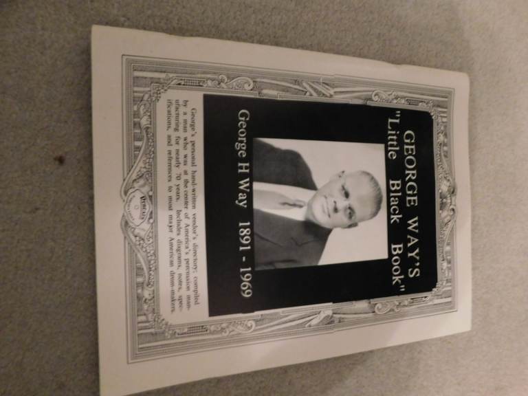 George Way's Little Black Book - Rob Cook - Rebeats Publication - 48 pages