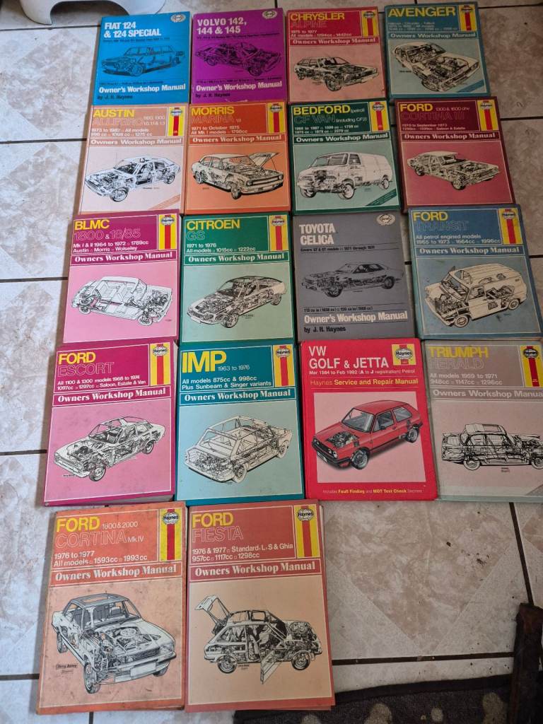 Various Haynes car Manuals 