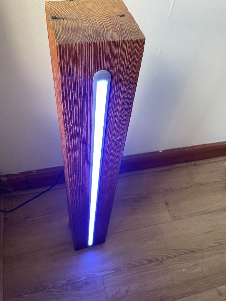 LED Lights DIY artwork old staircase real old wood working perfect with remote control Can deliver 