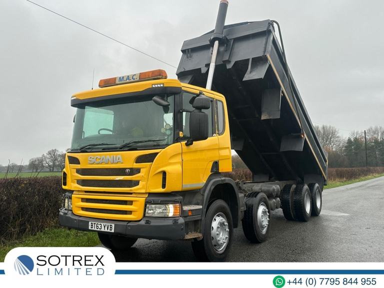 Scania P400 8 X 4 Steel Body Tipper