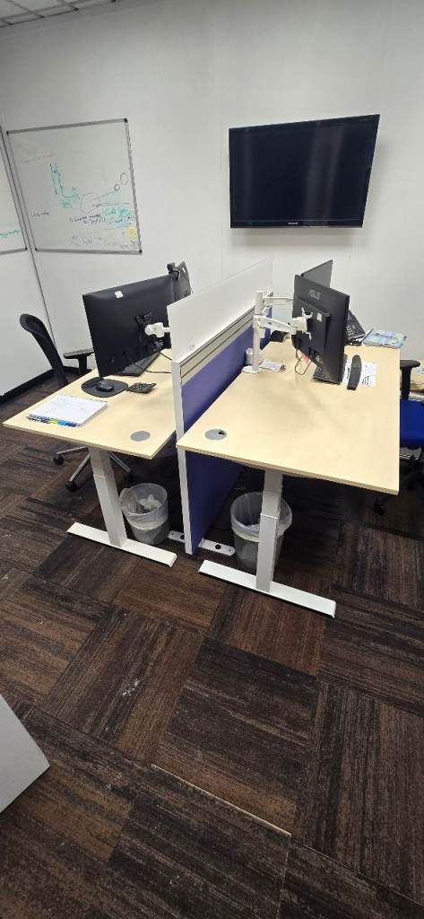 Height adjustable desks