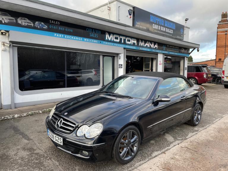2008 Mercedes-Benz CLK 200K Avantgarde 2dr [184] Tip Auto CONVERTIBLE Petrol Automatic