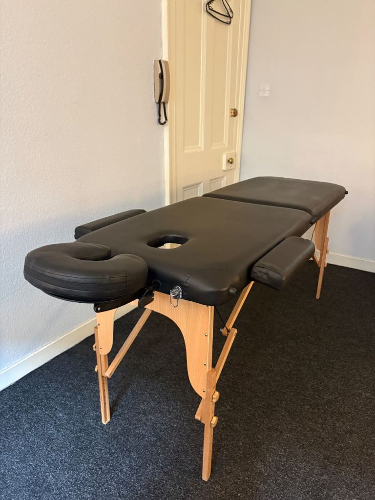WestWood 2 Section Wood Massage Table with Carry Case