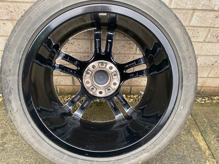BMW 400M Rear alloy wheel, tyre and TPMS qty 1