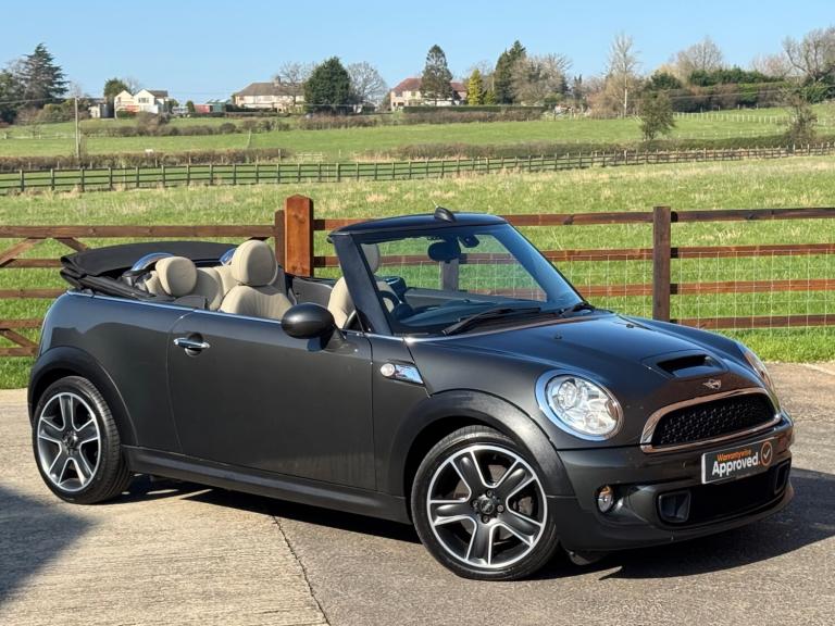 MINI CONVERTIBLE 1.6 COOPER S, WOW 1 PRE OWNER, ECLIPSE GREY, BEIGE LEATHER !! 