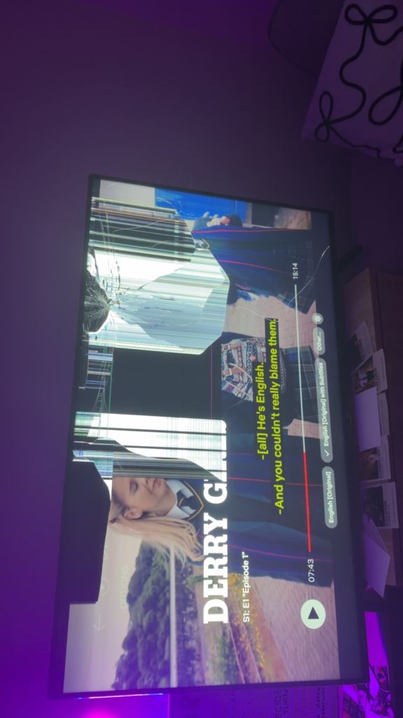 Broken tv 55inch