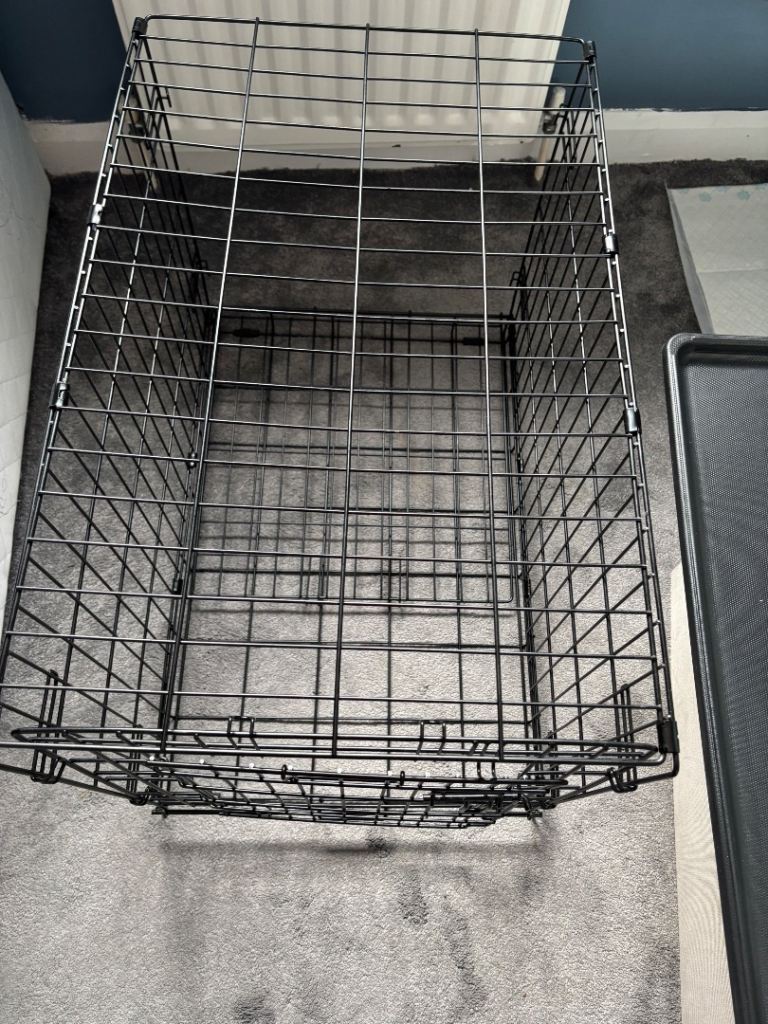 Puppy Training Crate Black