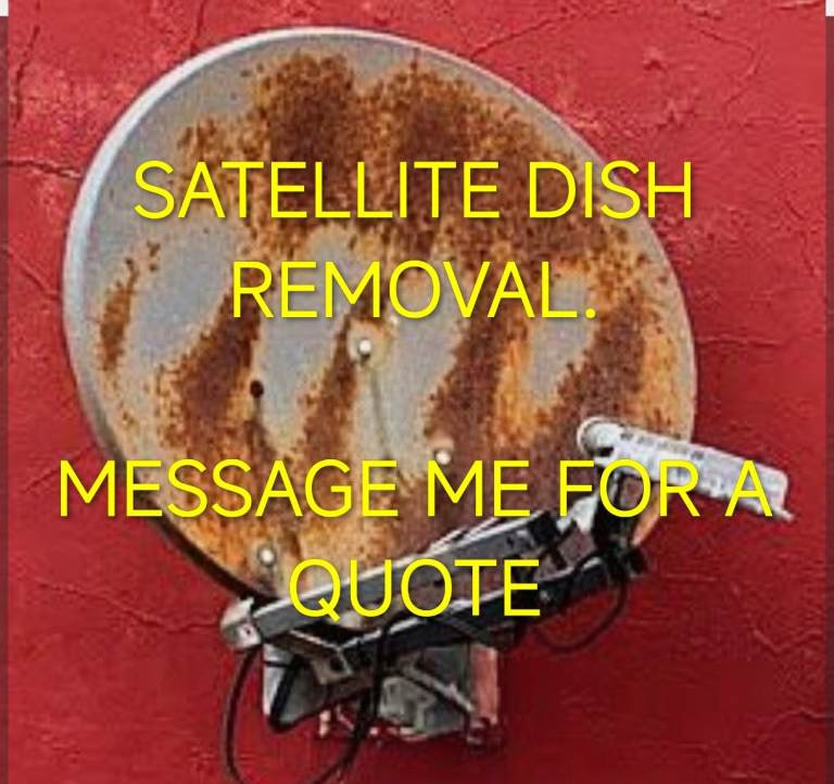 Satellite dish removal 