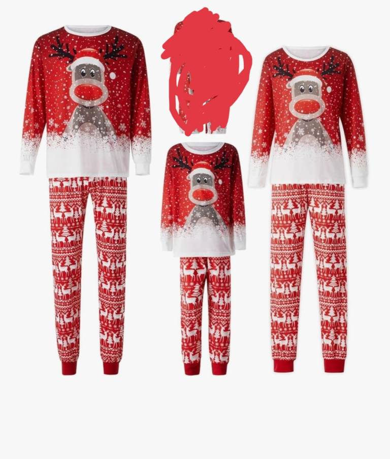 Matching Xmas pyjamas