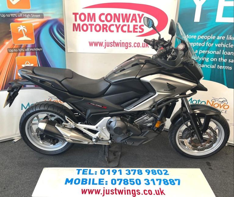 Honda NC750X DCT, 2017(17), 26,895 MILES, FSH, EXTRAS FITTED, LOVELY BIKE, £3995