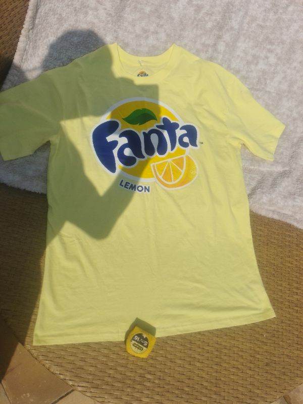 Fanta Lemon garment( please read description) by Coca Cola Co. Multiple use please read description 