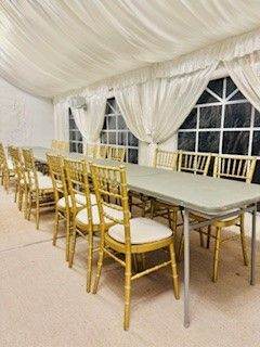 Gold Chaivari Chair Hire 