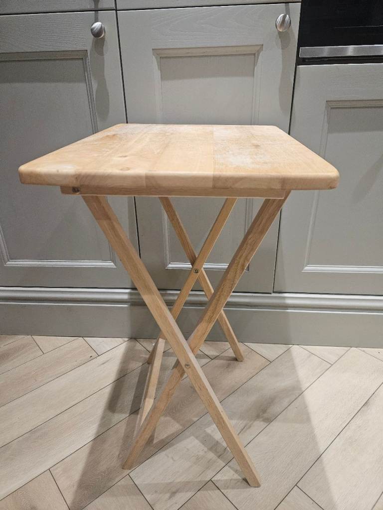 2 x Folding Wooden Tables