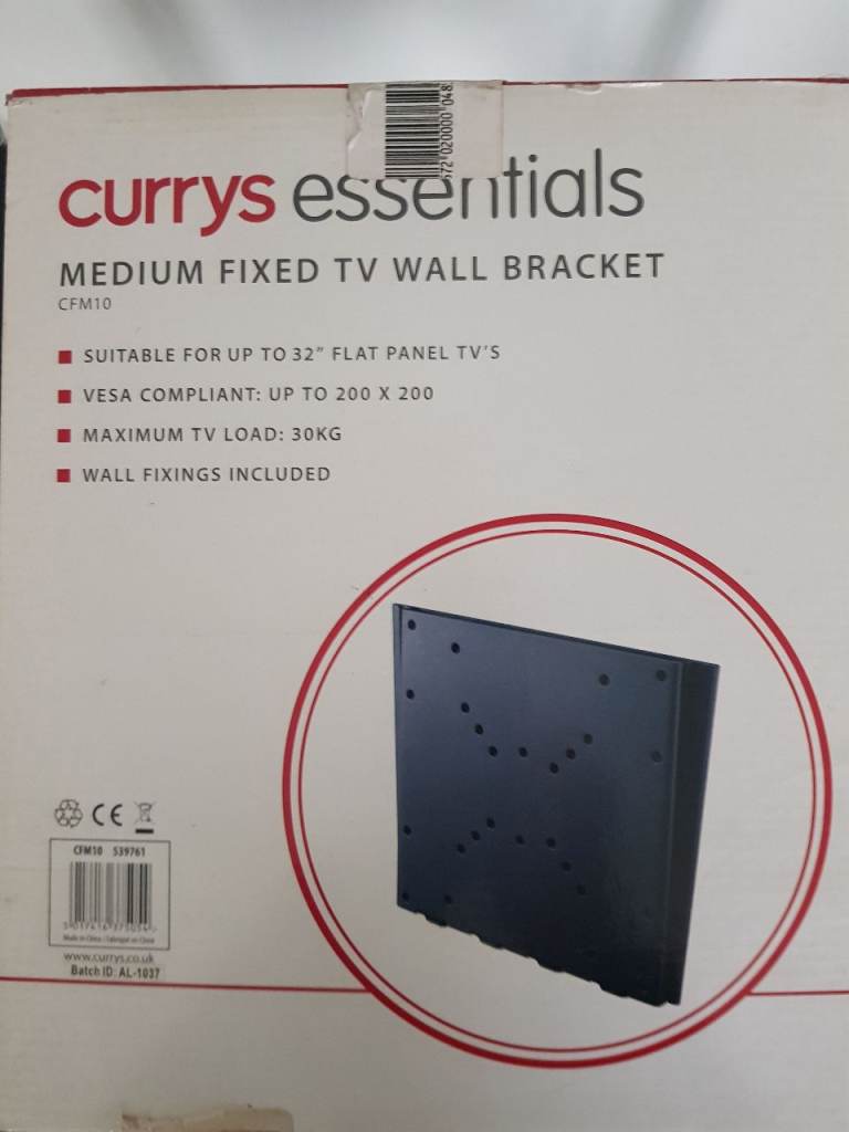 Currys Essentials Medium Fixed TV Wall Bracket