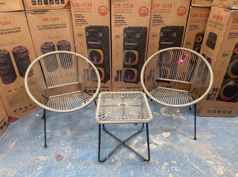 New Acapulco Chair & Table Garden Furniture Set