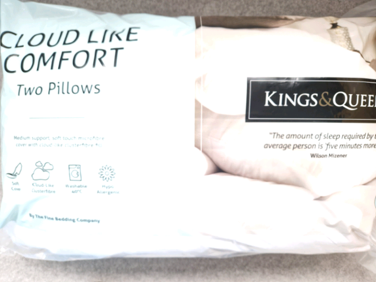 New pair medium support Pillows