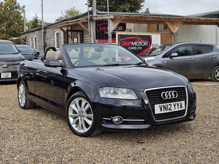 2012 AUDI A3 CABRIOLET 1.8T FSI SPORT 2 DOOR 4 SEATER CONVERTIBLE ULEZ COMPLIANT