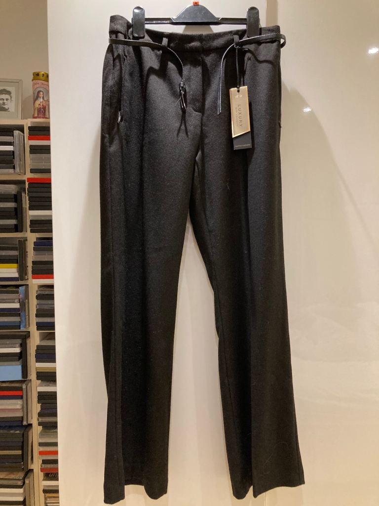 Marks & Spencer Wool Blend Belted Trousers