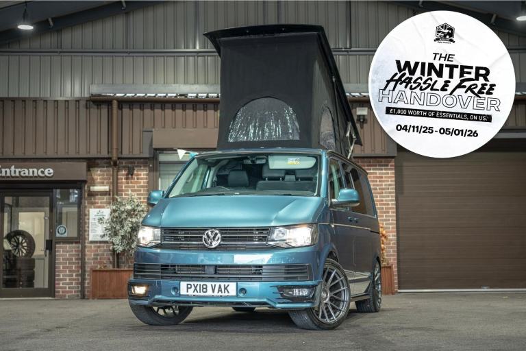  Volkswagen Transporter Stunning Bamboo Green T6 Campervan Conversion