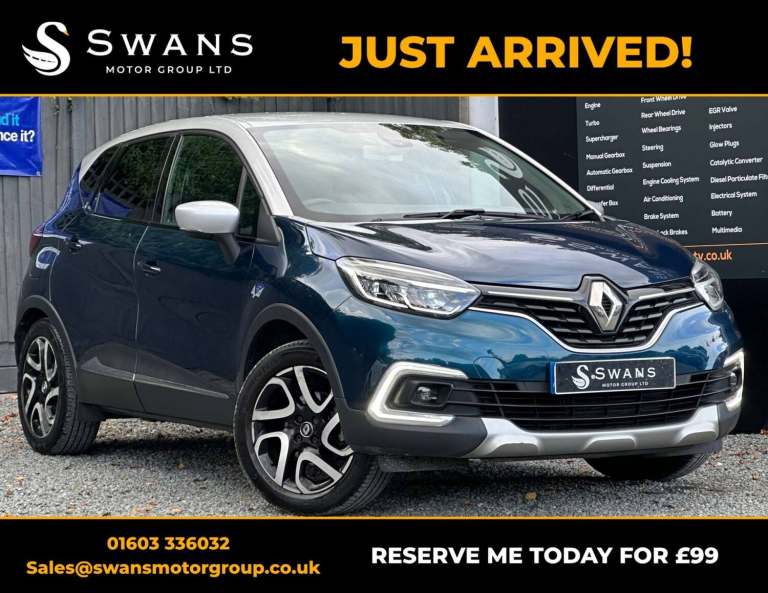 2018 Renault Captur 1.2 TCE 120 Dynamique S Nav 5dr HATCHBACK PETROL Manual