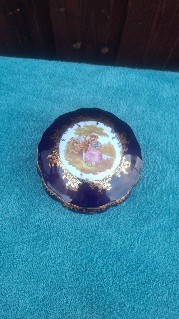 Limoges France Covered Trinket Box 
