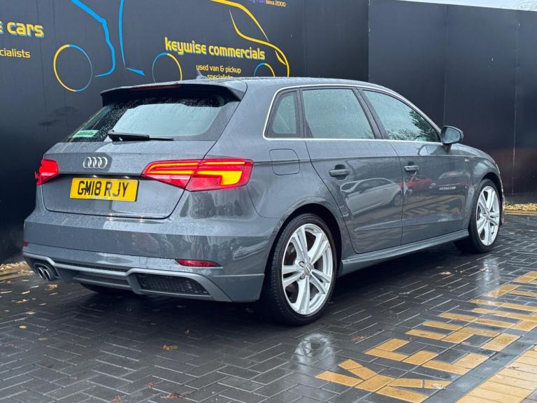 2018 Audi A3 1.5 TFSI S Line 5dr HATCHBACK PETROL Manual