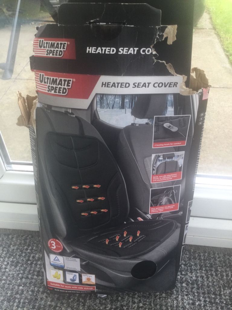 Heated seat cover unused