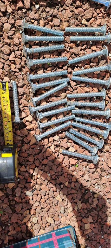 M12 x 100mm x 37 coachbolts