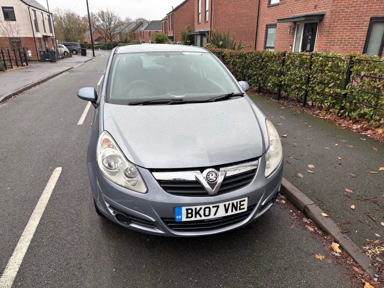 2007 Vauxhall Corsa 1.2i 16V Club 3dr [AC] HATCHBACK Petrol Manual