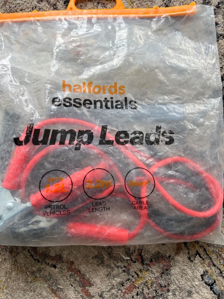 Brand new car jump leads