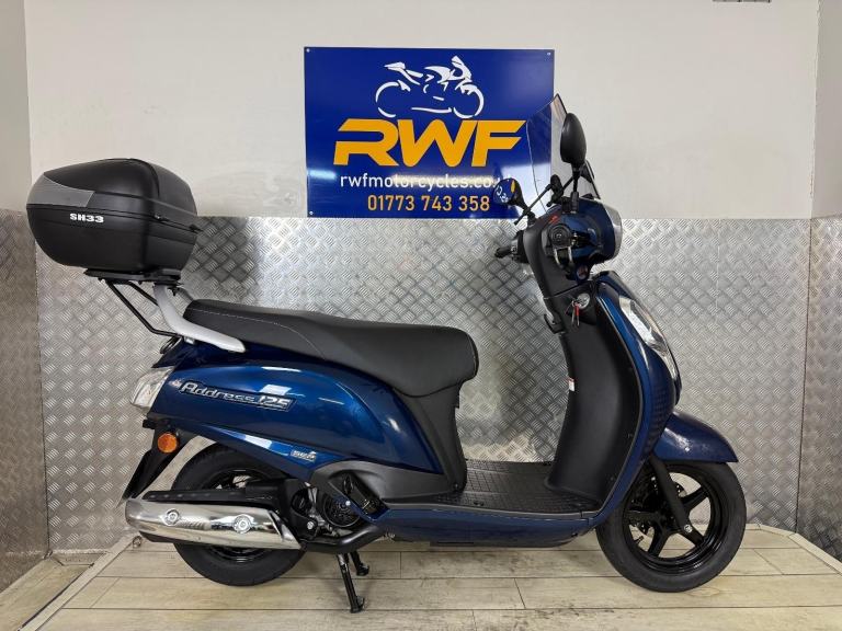 SUZUKI UZ ADDRESS 125, 2024, 74 REG, ONLY 1 OWNER & 1,652 MILES, FSH, EXTRAS