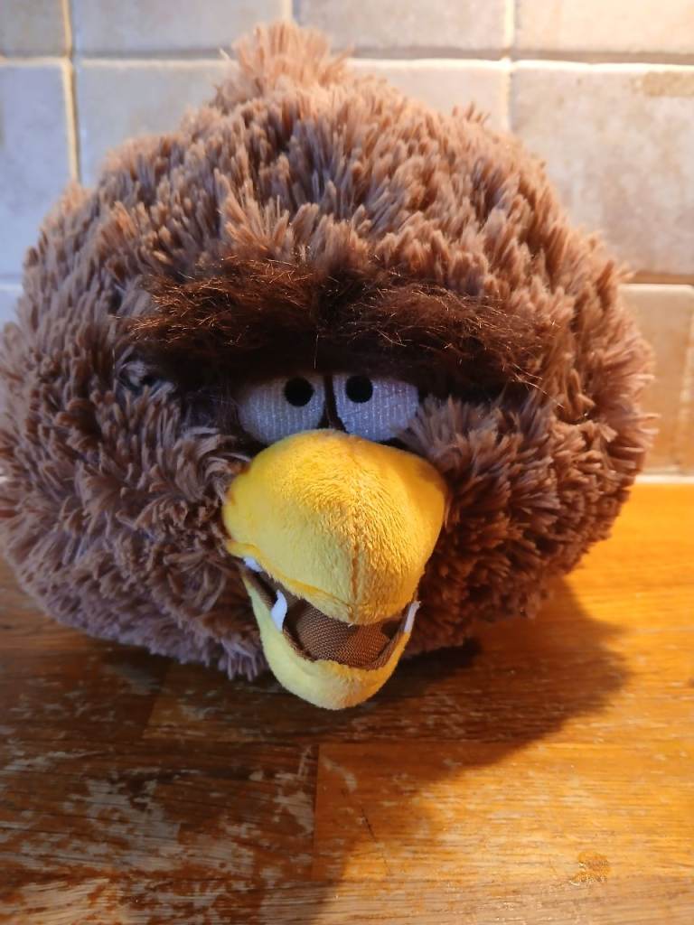 Angry Birds Star Wars Chewbacca soft toy VGC
