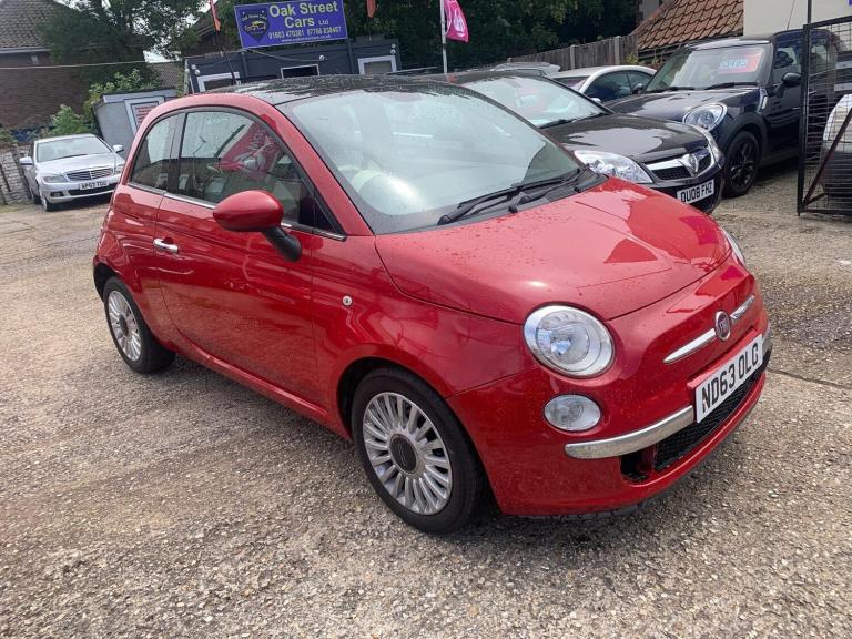2013 Fiat 500 1.2 Lounge Euro 6 (s/s) 3dr HATCHBACK Petrol Manual