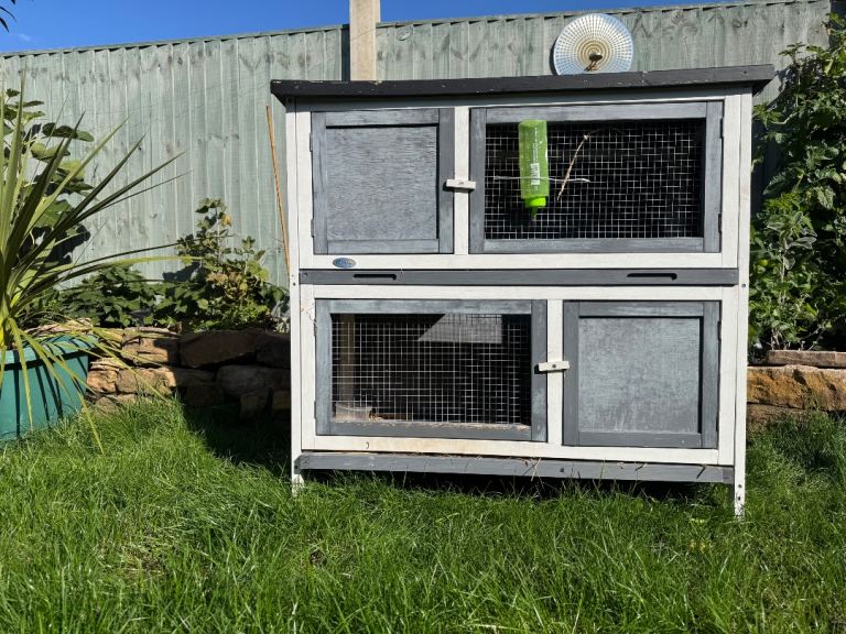 Pawhut rabbit hutch 