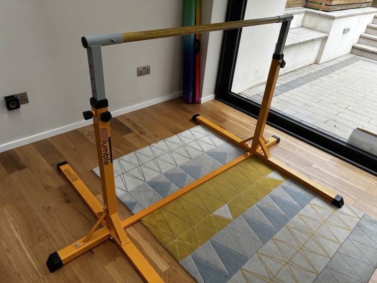 AirTumble Junior Gymnastics High Bar – Height Adjustable (Like New)