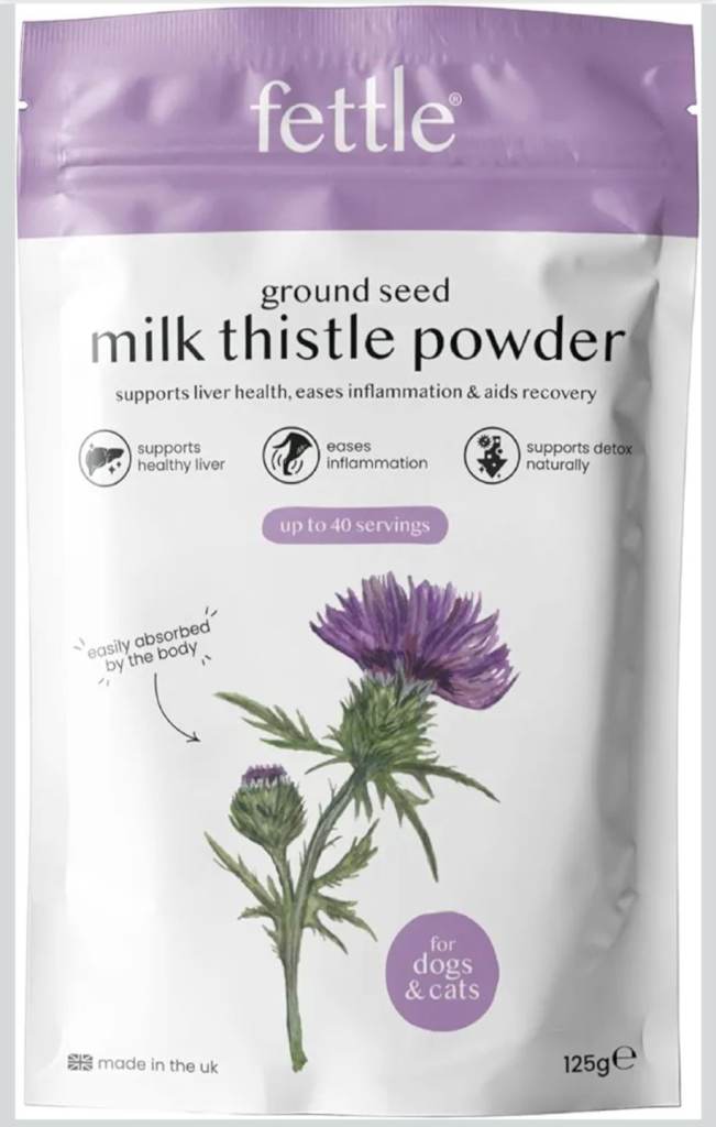 Dog & Cat Organic Milk Thistle for liver function and aging joints. Unopened. 