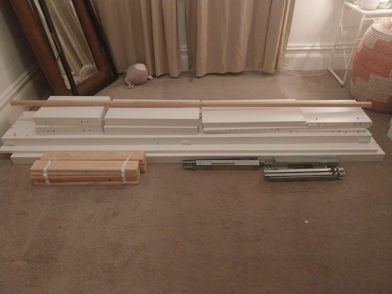 IKEA Nordli Single Bed With Storage & Mattress 200 x 90. Excellent condition.