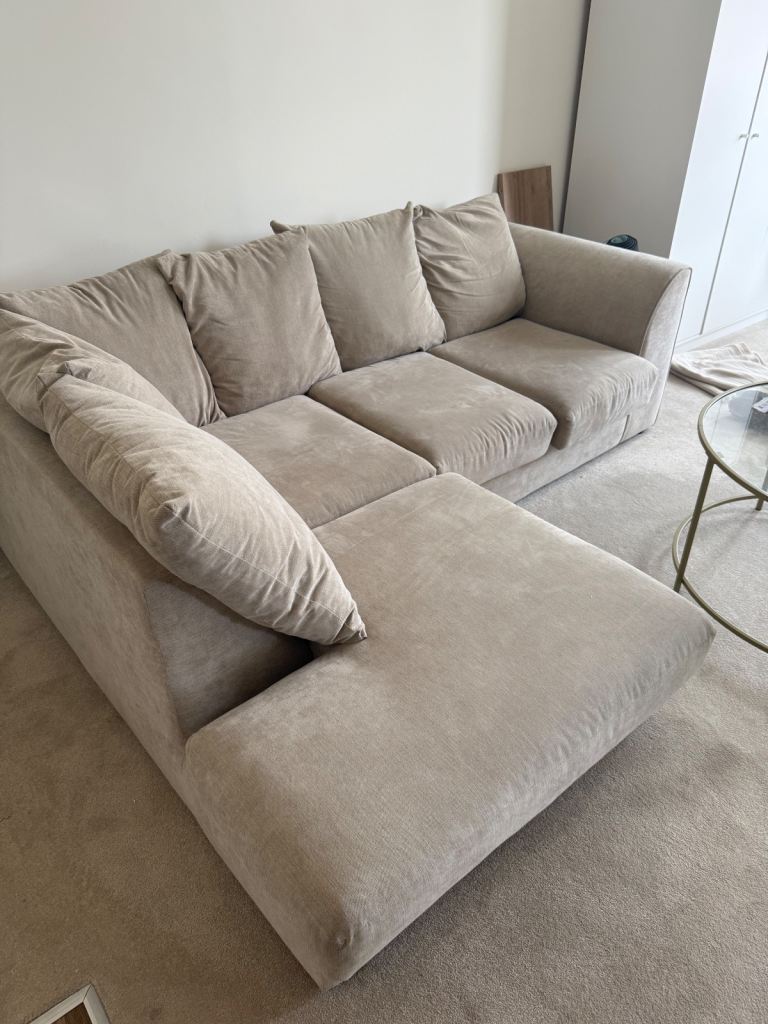 Corner Sofa - Cream Linen from SofaClub